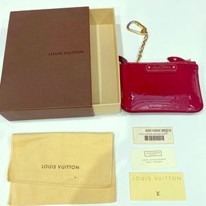 Louis Vuitton Vernis Pochette Cles Coin Case